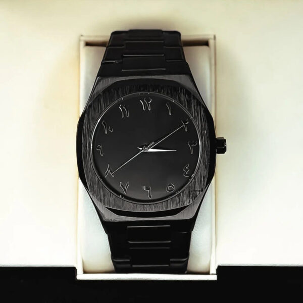 Arabic Men's Metal Watch