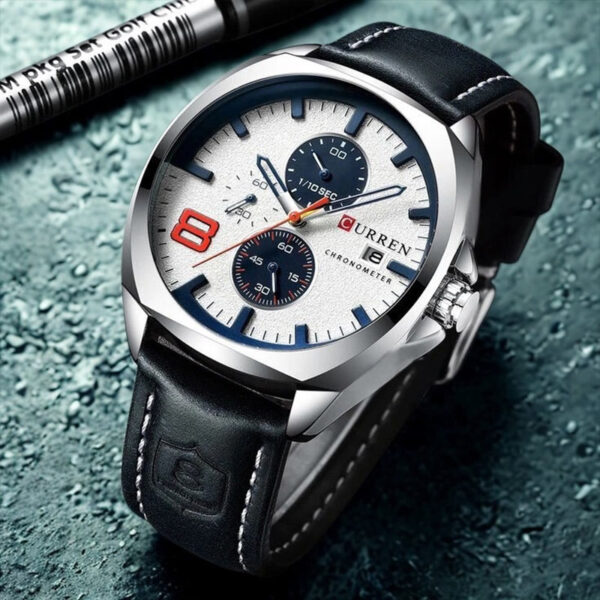 Curren 8324 Men’s Leather Belt Watch